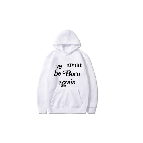 CPFM Born Again White Hoodie front view