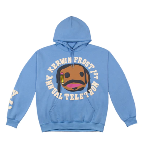 Front view of CPFM Kerwin Frost Telethon Hoodie
