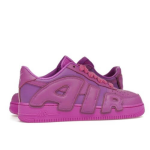 Front view of CPFM Nike Air Force 1 Low Fuchsia Dream sneaker.