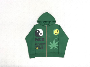Earth First Green Hoodie Front View