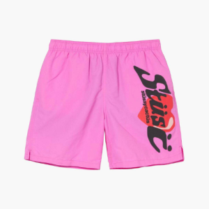 Stussy x CPFM Water Shorts Pink Front View