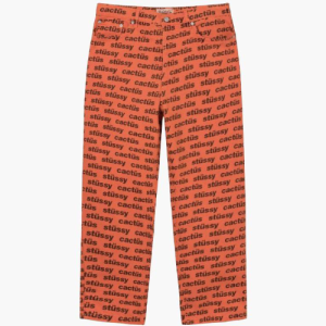 Stussy x CPFM Big Ol' Jean Orange front view