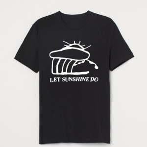 CPFM Let Sunshine Do Tee front view in soft cotton with graphic print