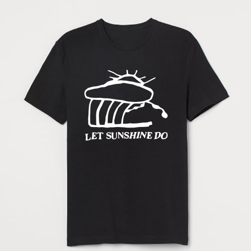 CPFM Let Sunshine Do Tee front view in soft cotton with graphic print