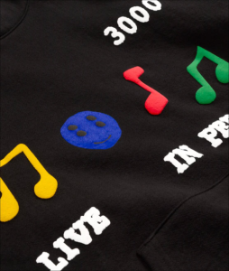 CPFM for Andre 3000 New Blue Sun Tour back design