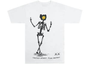 Front view of CPFM x KAWS T-shirt