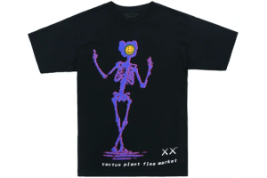Front view of CPFM x KAWS T-shirt