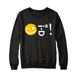 Front view of CPFM Do It Tee Sweatshirt in black with bold graphic