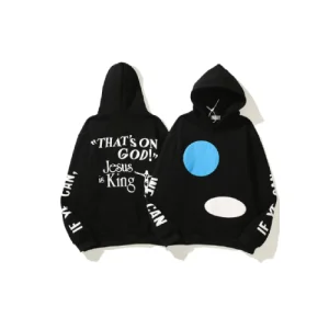 CPFM Jesus hoodie front view with bold Jesus graphic