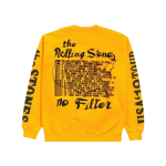 Back view of CPFM Rolling Stones USA 19 Tour Crewneck Gold