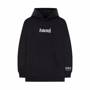 CPFM X FUNERAL HOODIE II front view with bold graphic print