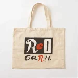 CPFM X Playboi Carti 4 WLR KING VAMP Back Tote Bag front view with bold graphic print