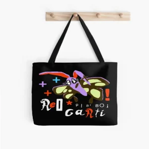 CPFM X Playboi Carti 4 WLR M3TAMORPHOSIS Back Tote Bag front side minimal design