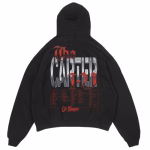 CPFM X Tha Carter Covers Hoodie back view with statement artwork