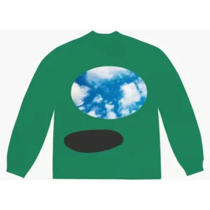 CPFM x Kanye West For JIK Longsleeve T-Shirt Green – Front View