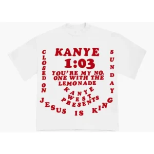 CPFM x Kanye West for JIK III T-Shirt White front view with bold graphic print