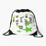 CPFM x Kid Cudi Enter Galactic Drawstring Bag front view with galaxy print