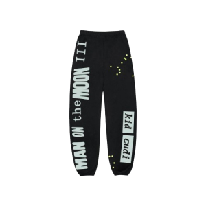 CPFM x Kid Cudi For MOTM III The Void Sweatpants Black front view