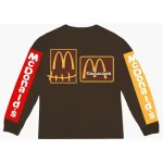 CPFM x Travis Scott 4 CJ Souvenir L/S T-Shirt Brown back view