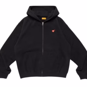CPXM X Human Made Classic Zip up Sweat Hoodie front view with zip closure and chest branding
