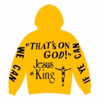 Kanye West X CPFM for JIK Hoodie back view with graphic design